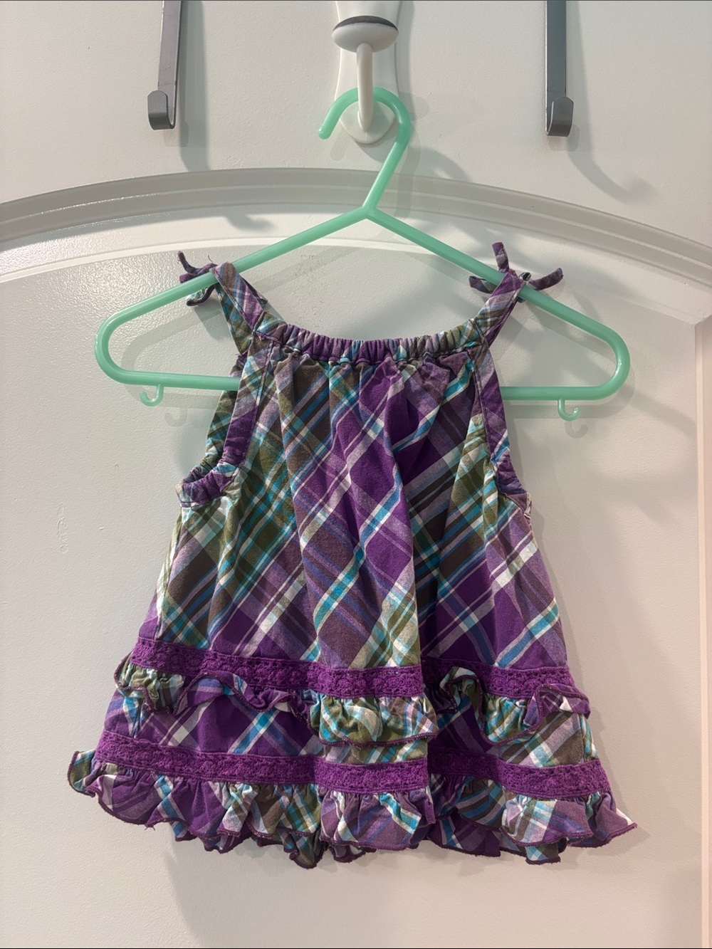 The Children’s Place Plaid Purple Dress